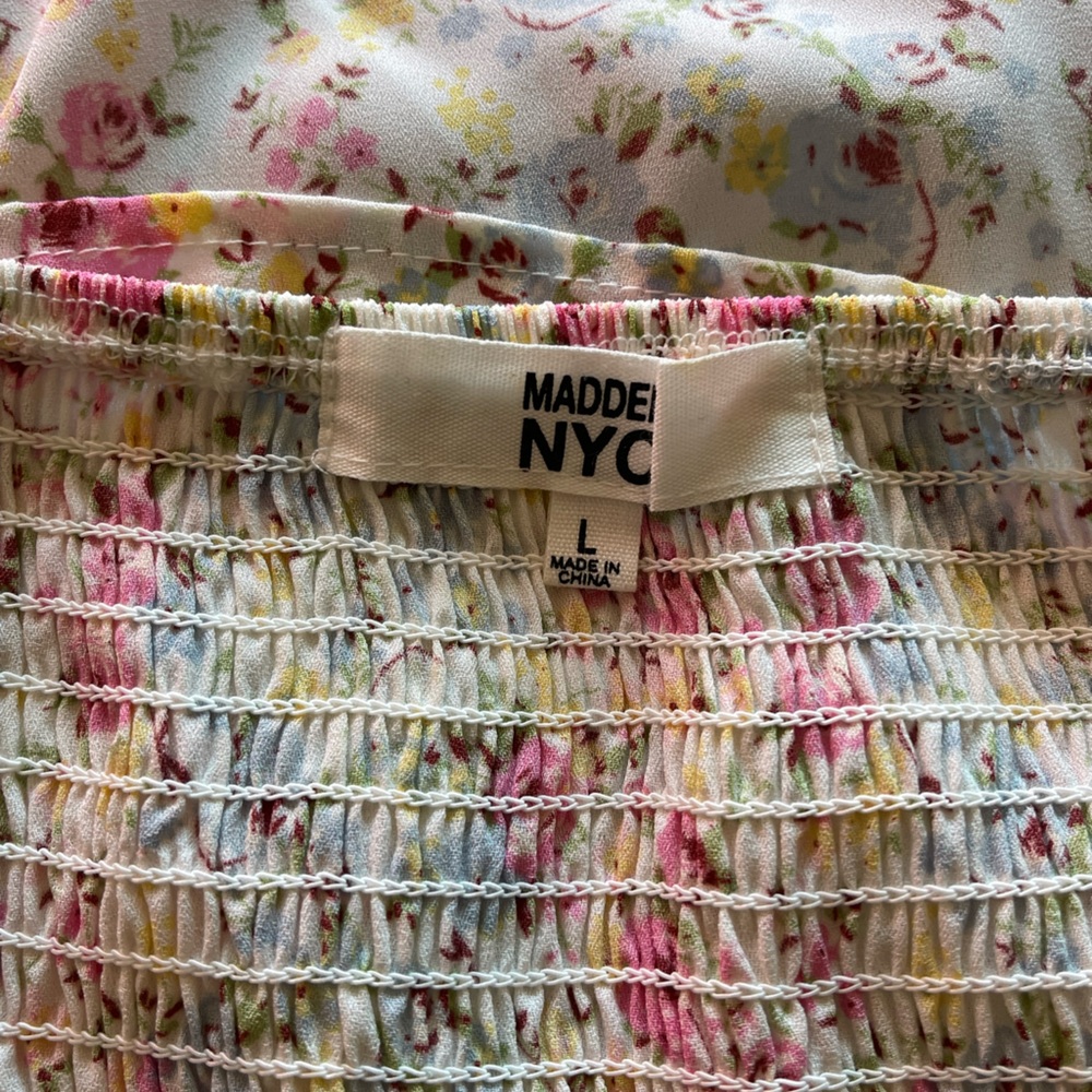 Floral Print Mini Dress - Picture 6 of 6